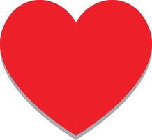 Heart Icon Vector. Perfect Love symbol. Valentine's Day sign, emblem isolated on white background , Flat style for graphic and web design, vector