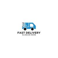 vast delivery logo template vector in white background