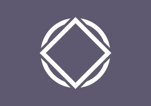 círculo forma cuadrada blanco vector