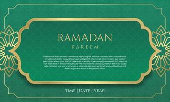 Ramadan kareem greeting card background template vector