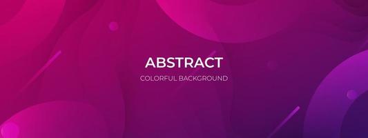 Abstract purple geometric background. Wavy geometric background. Trendy gradient shapes composition Paper cut style design. - Vector