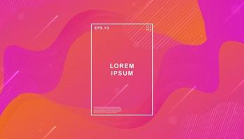 Colorful gradient geometric abstract background vector