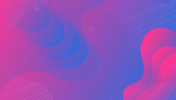 Abstract colorful geometric shapes with gradient background vector