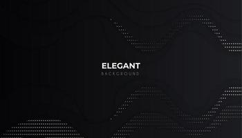 Line wavy geometric shapes with dark luxury background vector