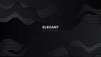 Line wavy geometric shapes with dark luxury background vector