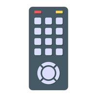 Trendy flat icon of remote