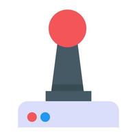 icono único de moda de joystick en vector de diseño plano