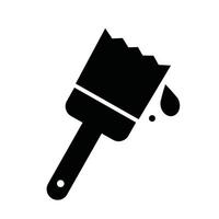 paint brush icon vector