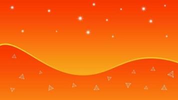 Abstract gradient orange with aesthetic landscape style background photo