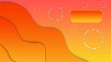Abstract gradient background wave orange suitable for design, promotion, social media concept, presentation, etc photo