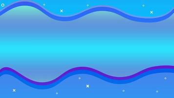 Aesthetic wave gradient blue background suitable for wallpaper, Design, Banner, Poster and etc photo