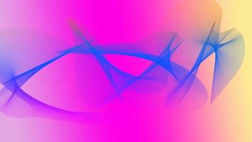 Abstract Lines Background - Gradient pink with blue lines photo