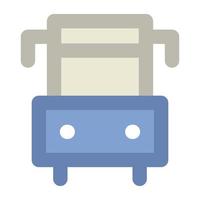 Trendy Bus Concepts vector