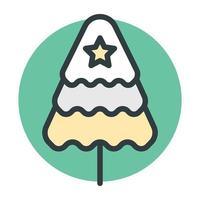 Christmas Tree Concepts vector