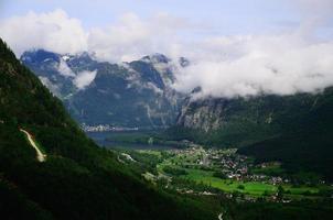 paisaje lago hallstatt foto