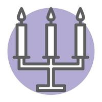 Candle Stand Concepts vector