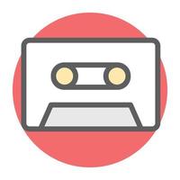 Trendy Cassette Concepts vector