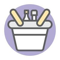 Wine Bucket Concepts vector