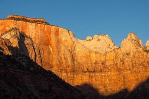 Sunrise over The West Temple and Altar of Sacrifice photo