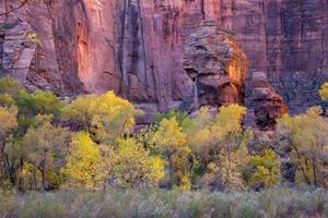 View of Pulpit Rock in Zion National Park photo