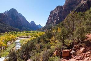 Verdant Virgin River valley photo