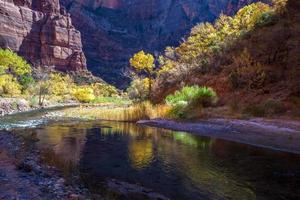 Reflections in the Virgin River photo