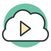 Cloud Media Concepts vector