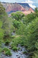 View of Oak Creek near Sedona in Arizona