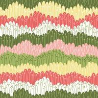 Seamless pattern of herbal colorful stripes vector