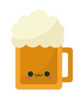 beer mug illustration vector