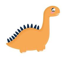 cute spinosaurus illustration vector