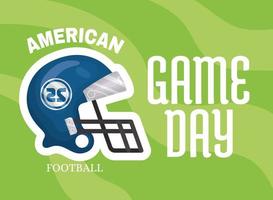 game day poster vector