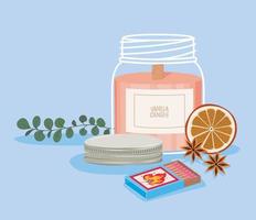 scented candle cartel vector