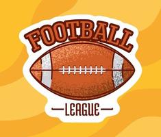 american football ball cartel vector