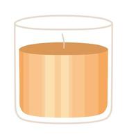 candle jar icon vector