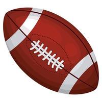 american football ball design vector