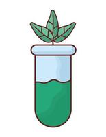 lab flask design vector