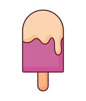 ice cream on stick vector