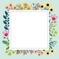 flowers frame design