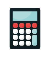 black calculator illustration vector