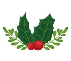 nice mistletoe design vector