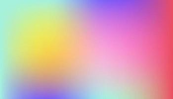 Fondo de vector holográfico. lámina iridiscente. holograma de falla. arco iris de neón pastel. papel metálico ultravioleta. plantilla para presentación. de la portada al diseño web. gradiente colorido abstracto.