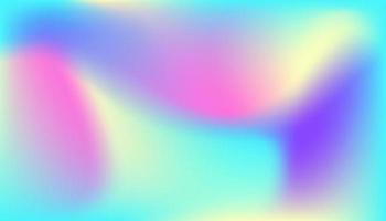 Pastel holographic blurry background of northern lights, soft shades and colors. vector