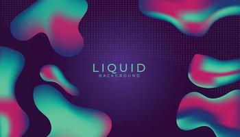 Abstract Colorful Fluid Shapes Wallpaper Background can be use for any purpose vector