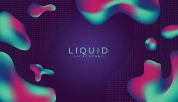 Abstract Colorful Fluid Shapes Wallpaper Background can be use for any purpose vector