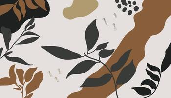 Floral Handraw Background vector