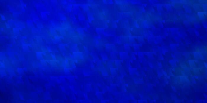 Telón de fondo de vector azul claro con líneas, triángulos.
