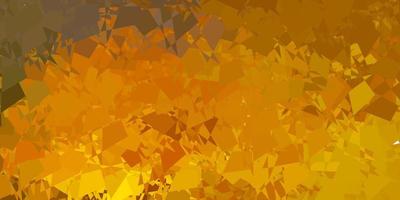 Dark green, yellow vector texture with memphis shapes.