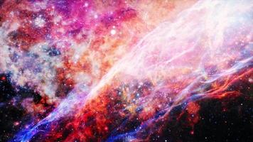 Abstract exploration through outer space towards galaxy video