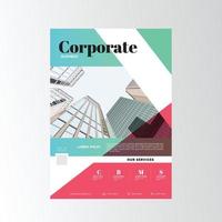 plantilla de diseño de diseño de cartel corporativo vector